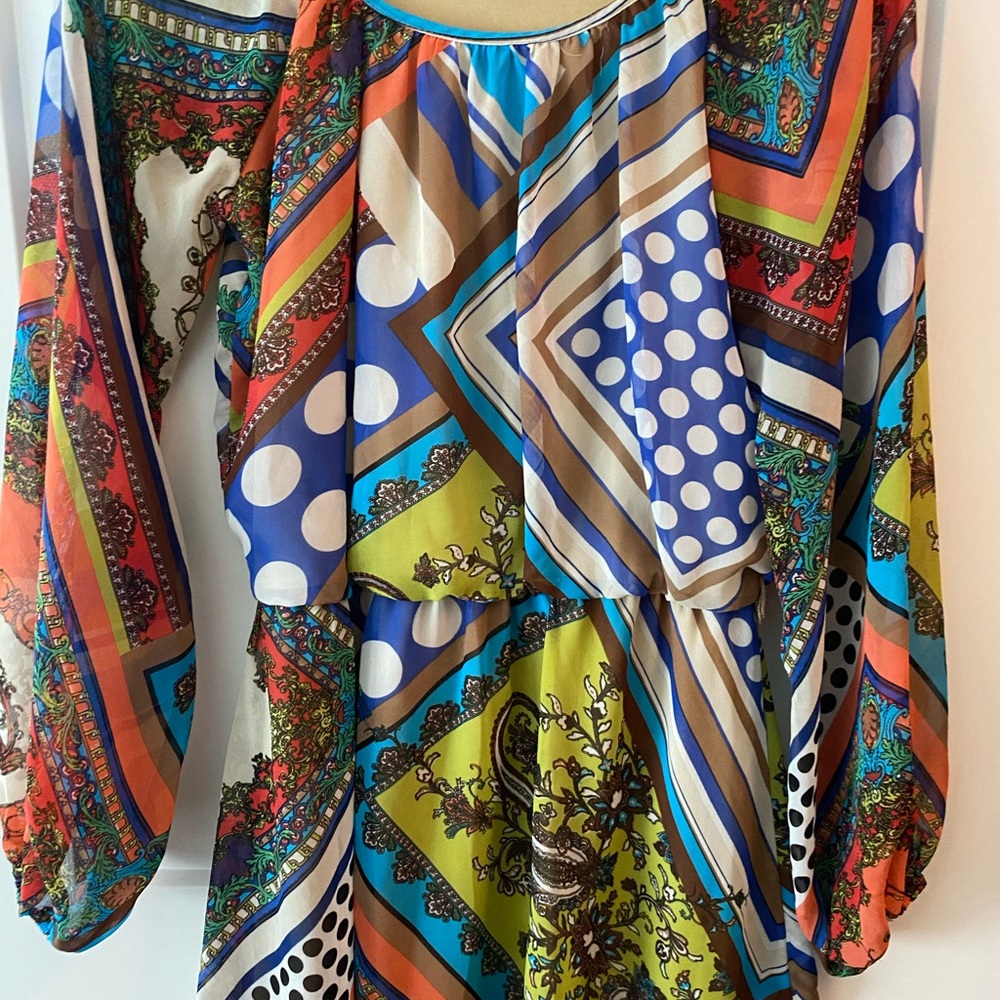 Multi Pattern Dress - Picture 4 of 4